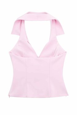 Y2K Halter Top & Mini Skirt Set - 90s Grunge, Retro Summer, Pastel Goth, Club & Party Outfits