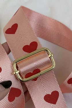 Y2K Heart Hollow Out Crossbody Bag - Retro 90s Grunge, Y2K Summer, Party & Club Outfits