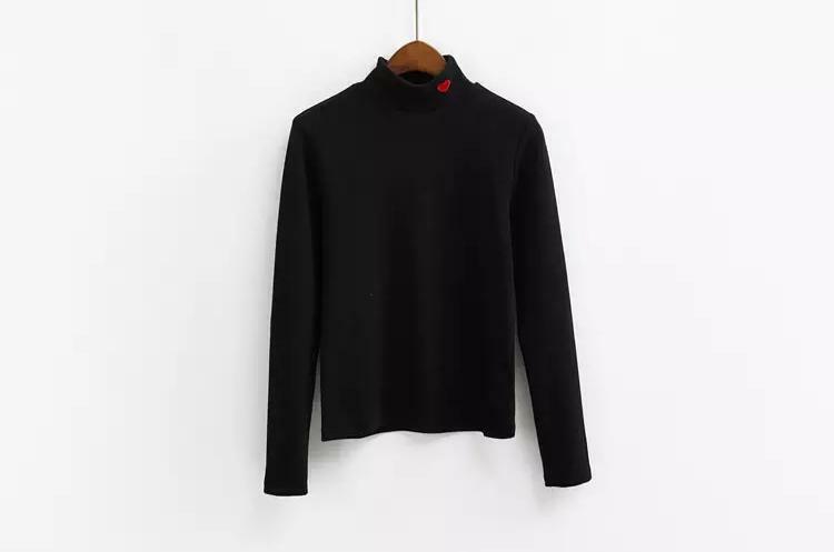 Y2K Heart Turtleneck Top - Retro 90s Grunge, Summer Y2K Outfits, Pastel Goth Fashion