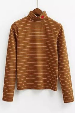 Y2K Heart Turtleneck Top - Retro 90s Grunge, Summer Y2K Outfits, Pastel Goth Fashion