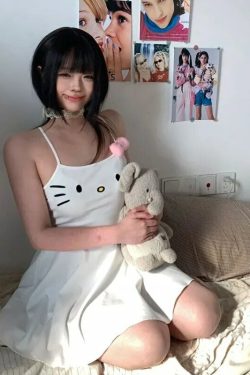 Y2K Hello Kitty Skater Dress - 90s Grunge, Retro Summer Outfit, Pastel Goth Fashion