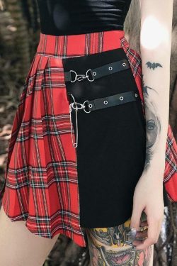 Y2K High Waist Mini Skirt - 90s Grunge, Retro Summer Outfit, Pastel Goth, Y2K Fashion