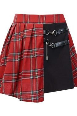 Y2K High Waist Mini Skirt - 90s Grunge, Retro Summer Outfit, Pastel Goth, Y2K Fashion