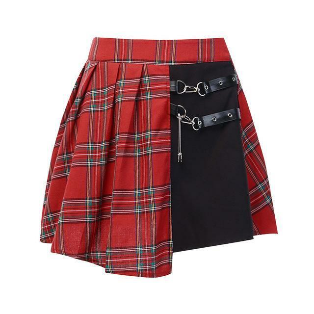 Y2K High Waist Mini Skirt - 90s Grunge, Retro Summer Outfit, Pastel Goth, Y2K Fashion