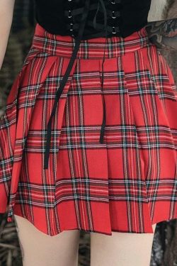 Y2K High Waist Mini Skirt - 90s Grunge, Retro Summer Outfit, Pastel Goth, Y2K Fashion