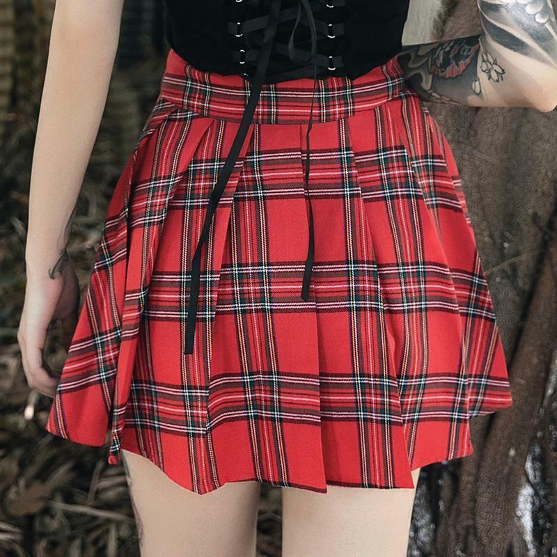 Y2K High Waist Mini Skirt - 90s Grunge, Retro Summer Outfit, Pastel Goth, Y2K Fashion