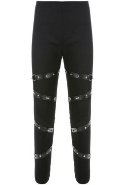 Y2K High Waisted Black Skinny Pants - 90s Grunge, Retro, and Summer Y2K Fashion