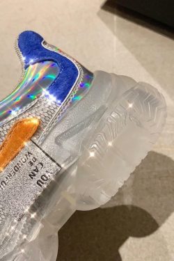 Y2K Holographic Chunky Sneakers - Retro 90s Grunge, Pastel Goth, and Summer Y2K Outfits
