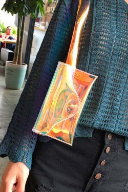 Y2K Holographic Fanny Pack - Perfect for 90s Grunge, Retro, and Summer Y2K Outfits