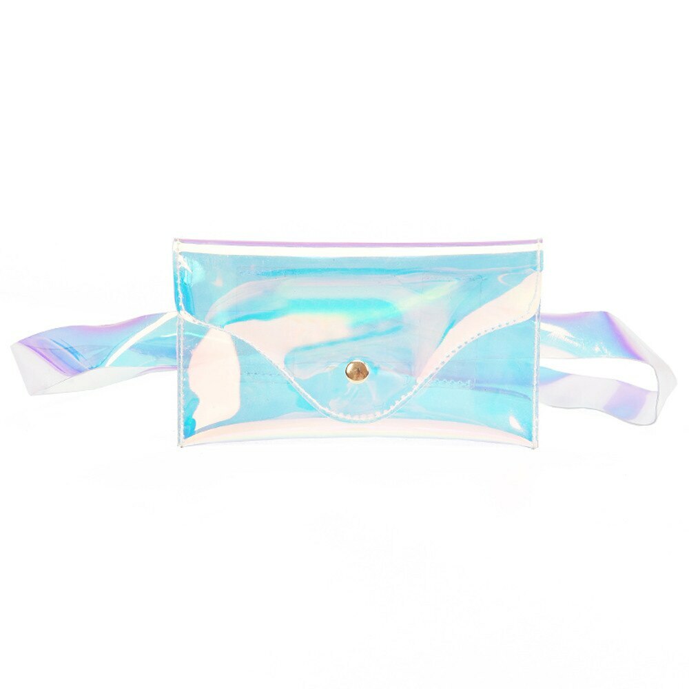 Y2K Holographic Fanny Pack - Perfect for 90s Grunge, Retro, and Summer Y2K Outfits