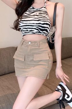 Y2K Jean Skirt - Retro 90s Grunge Summer Outfit, Y2K Fashion, Y2K Party & Club Outfits