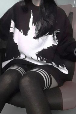 Y2K Knit Sweater - Retro 90s Grunge, Summer Outfits, Pastel Goth, Y2K Fashion Essentials