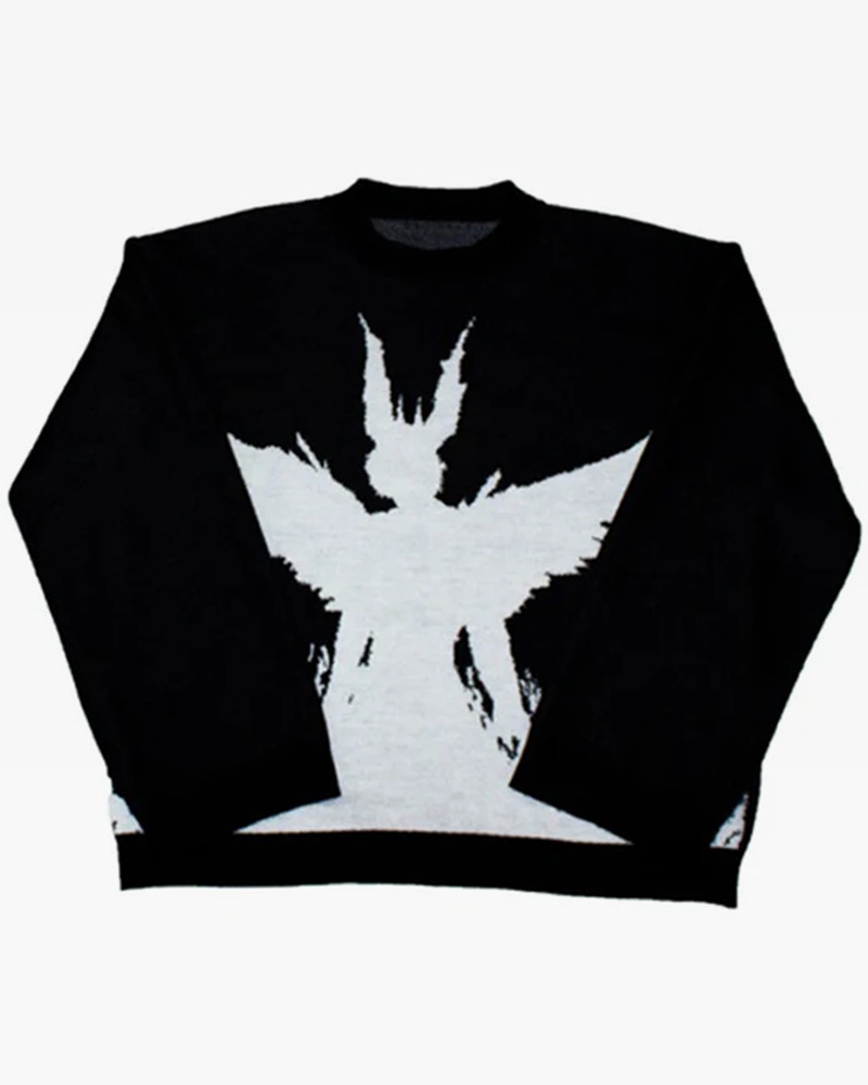 Y2K Knit Sweater - Retro 90s Grunge, Summer Outfits, Pastel Goth, Y2K Fashion Essentials