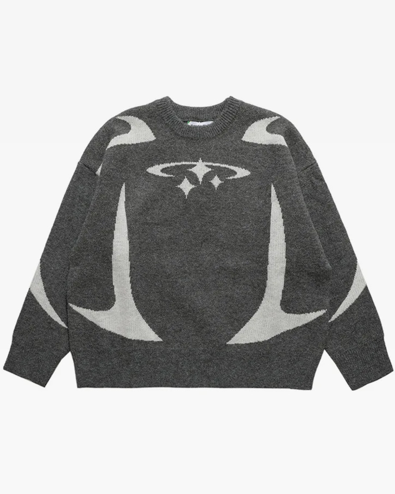 Y2K Knit Sweater - Retro 90s Grunge, Summer Y2K Outfits, Pastel Goth, Y2K Club &