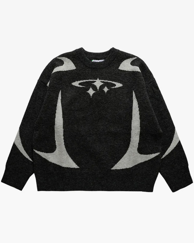 Y2K Knit Sweater - Retro 90s Grunge, Summer Y2K Outfits, Pastel Goth, Y2K Club &