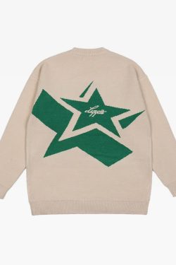 Y2K Knitted Sweater - Retro 90s Grunge, Summer Outfits, Pastel Goth, Y2K Fashion Essentials