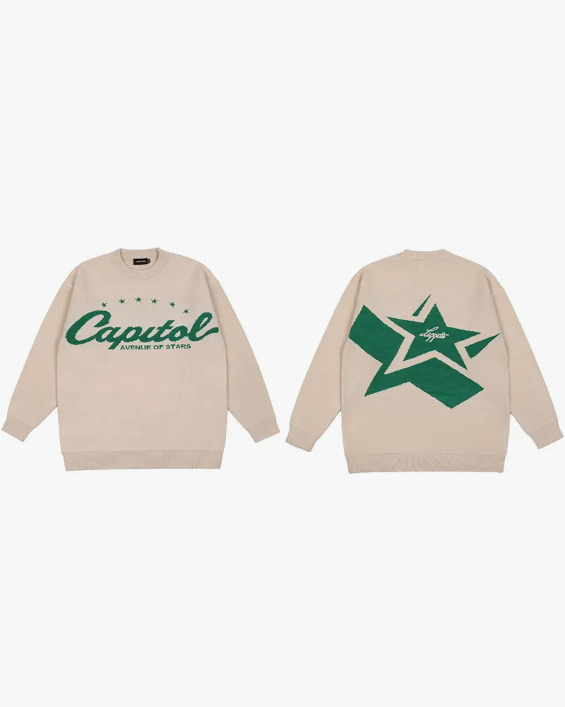 Y2K Knitted Sweater - Retro 90s Grunge, Summer Outfits, Pastel Goth, Y2K Fashion Essentials