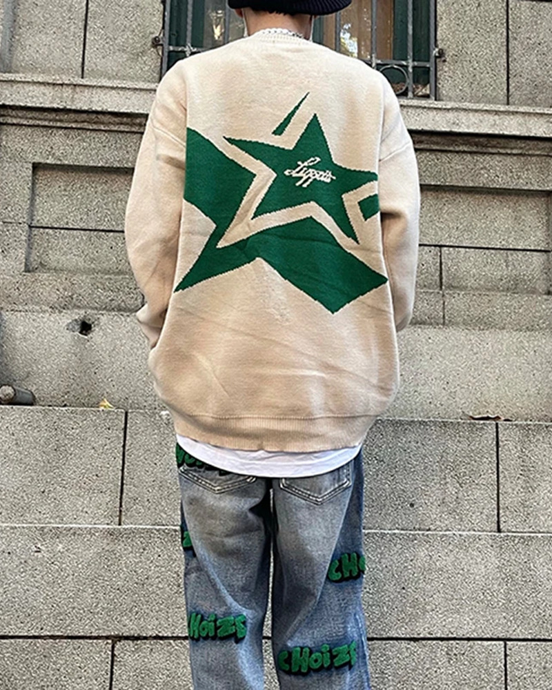 Y2K Knitted Sweater - Retro 90s Grunge, Summer Outfits, Pastel Goth, Y2K Fashion Essentials