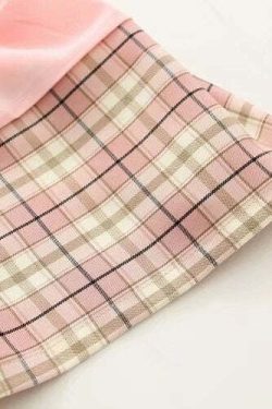 Y2K Korean Split Mini Plaid Skirt with Shorts - 90s Grunge Summer Outfit, Retro Y2K Fashion