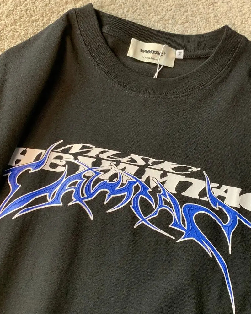 Y2K Logo Shirt - Retro 90s Grunge, Summer Outfits, Popstar & Club Fashion, Baby Tees, Goth Styles