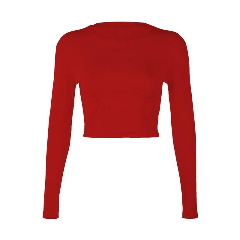 Y2K Long Sleeve Crop Top - 90s Grunge, Retro Summer, Pastel Goth, Y2K Party & Club Outfits