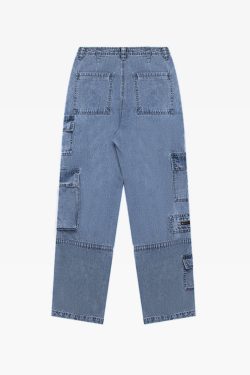 Y2K Low Waist Baggy Jeans - 90s Grunge, Retro Hip Hop, Summer Y2K Outfits, Pastel Goth Style
