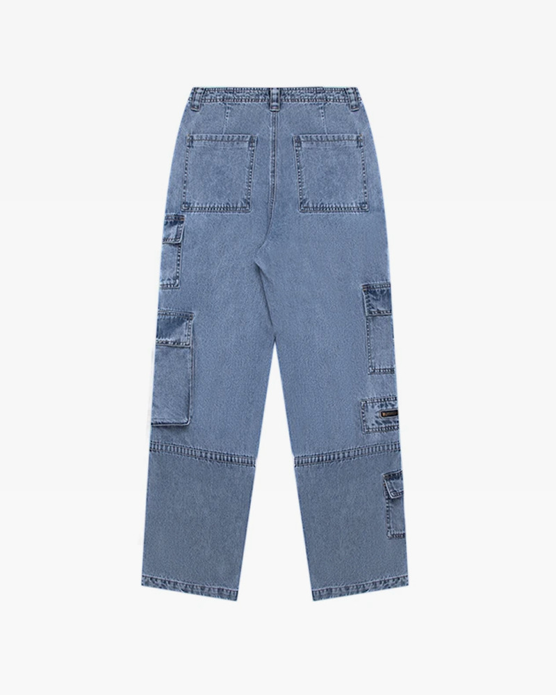 Y2K Low Waist Baggy Jeans - 90s Grunge, Retro Hip Hop, Summer Y2K Outfits, Pastel Goth Style