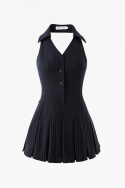 Y2K Mini Shirt Dress - 90s Grunge, Retro Summer Outfit, Pastel Goth, Y2K Party & Club Fashion