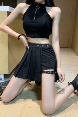 Y2K Mini Skirt with Built-in Shorts - 90s Grunge, Retro, Pastel Goth, Summer Outfits