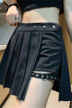 Y2K Mini Skirt with Built-in Shorts - 90s Grunge, Retro, Pastel Goth, Summer Outfits