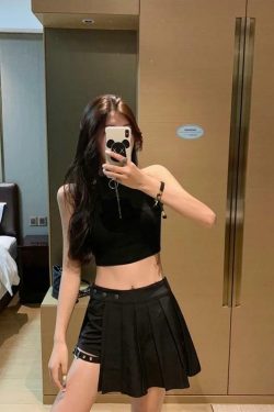 Y2K Mini Skirt with Built-in Shorts - 90s Grunge, Retro, Pastel Goth, Summer Outfits