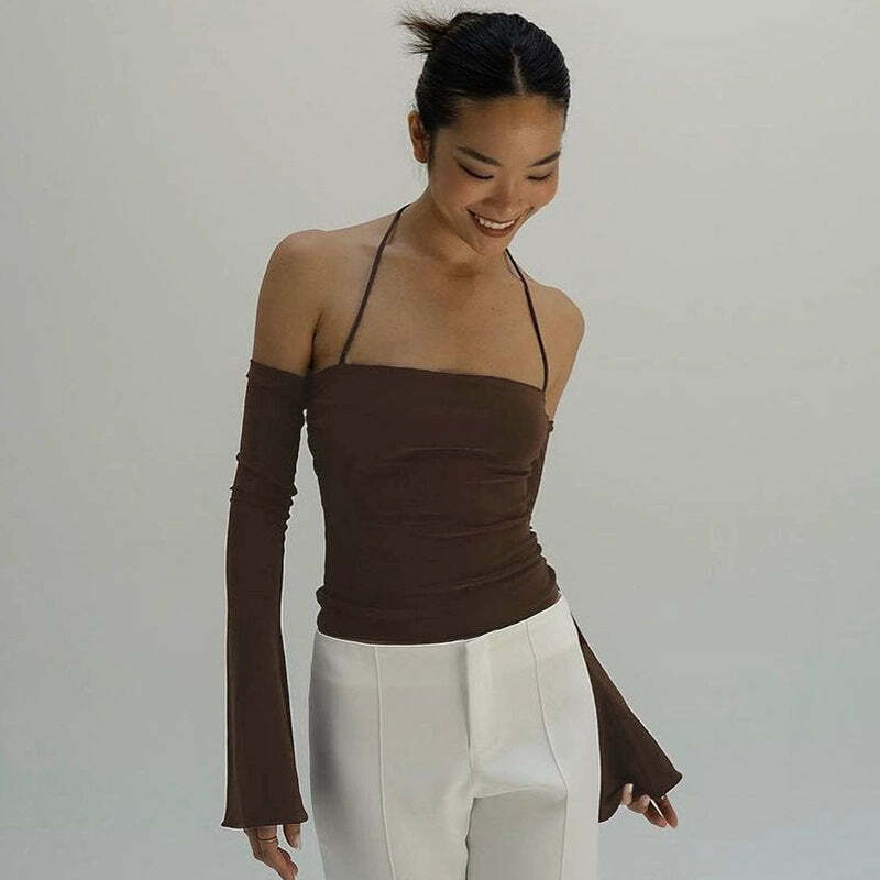 Y2K Off Shoulder Top - 90s Grunge, Retro Summer, Pastel Goth, Y2K Party & Club Outfits