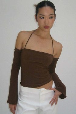 Y2K Off Shoulder Top - 90s Grunge, Retro Summer, Pastel Goth, Y2K Party & Club Outfits