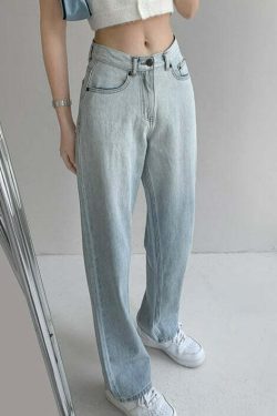 Y2K Ombre Flavours Bootcut Jeans - Retro 90s Grunge, Summer Y2K Outfits, Pastel Goth Style
