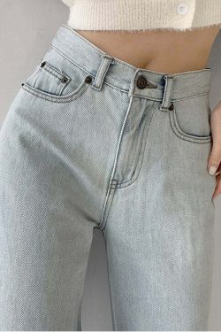 Y2K Ombre Flavours Bootcut Jeans - Retro 90s Grunge, Summer Y2K Outfits, Pastel Goth Style