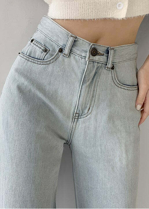 Y2K Ombre Flavours Bootcut Jeans - Retro 90s Grunge, Summer Y2K Outfits, Pastel Goth Style