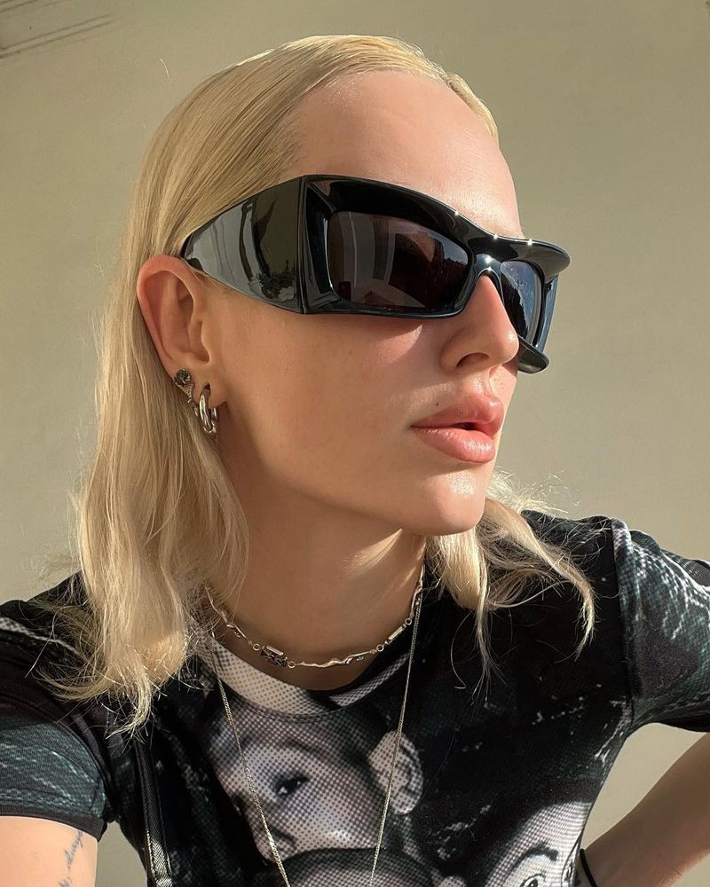 Y2K Oversized Sunglasses - Retro 90s Grunge, Hip Hop, and Summer Y2K Fashion for Women
