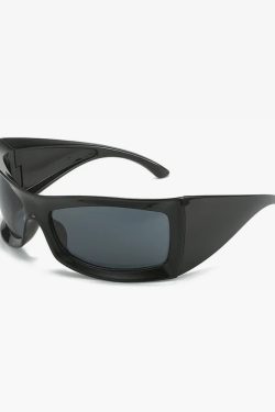Y2K Oversized Sunglasses - Retro 90s Grunge, Hip Hop, and Summer Y2K Fashion for Women