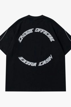 Y2K Oversized T-Shirt - Retro 90s Grunge, Summer Y2K Outfits, Baby Tees, Y2K Club