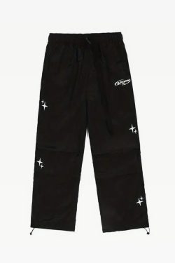 Y2K Parachute Pants - Retro 90s Grunge, Summer Y2K Outfits, Hip Hop Fashion, Pastel Goth Style