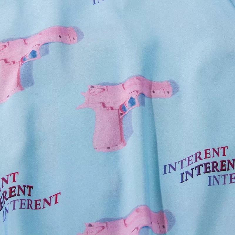 Y2K Pastel Button-Up Shirt - Retro 90s Grunge, Summer Outfits, and Party Fashion