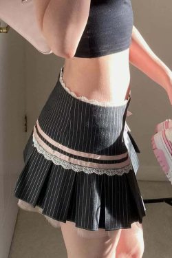 Y2K Pastel Goth Micro Mini Skirt - Retro 90s Grunge Summer Outfit, Y2K Party & Club Fashion