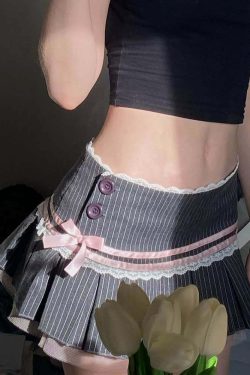 Y2K Pastel Goth Micro Mini Skirt - Retro 90s Grunge Summer Outfit, Y2K Party & Club Fashion