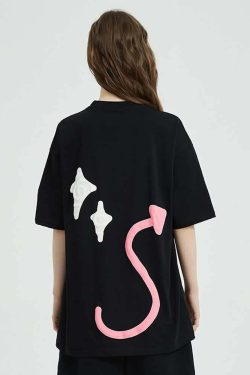 Y2K Pastel Goth Skeleton T-Shirt - Retro 90s Grunge, Summer Y2K Outfits, Baby Tees Y2K