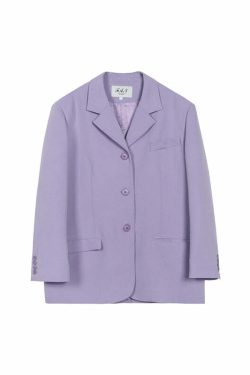 Y2K Pastel Oversize Blazer Jacket - Retro 90s Grunge, Summer Y2K Outfits, Popstar Style