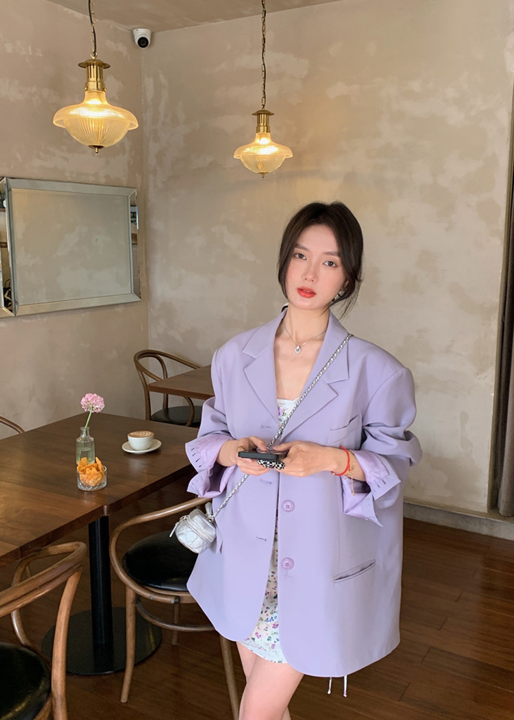 Y2K Pastel Oversize Blazer Jacket - Retro 90s Grunge, Summer Y2K Outfits, Popstar Style