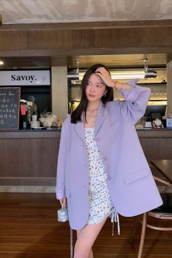 Y2K Pastel Oversize Blazer Jacket - Retro 90s Grunge, Summer Y2K Outfits, Popstar Style