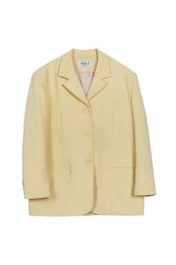 Y2K Pastel Oversize Blazer Jacket - Retro 90s Grunge, Summer Y2K Outfits, Popstar Style