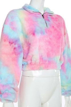 Y2K Pastel Teddy Bear Jacket - Retro 90s Grunge, Summer Y2K Outfits, Baby Tees, and Y2