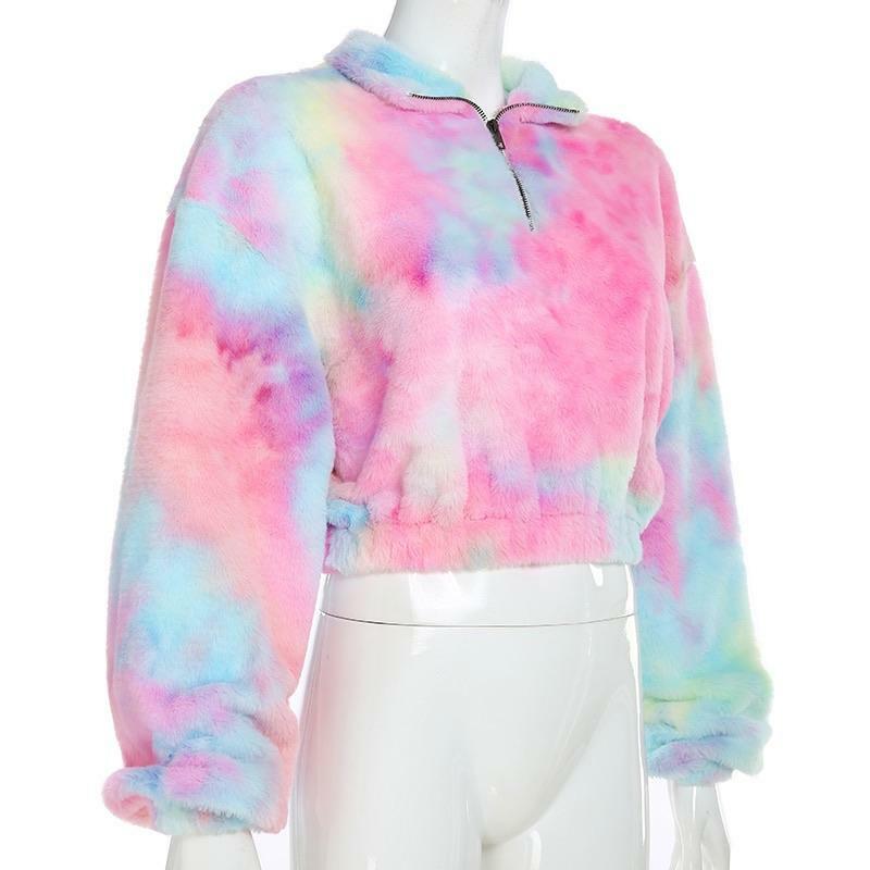 Y2K Pastel Teddy Bear Jacket - Retro 90s Grunge, Summer Y2K Outfits, Baby Tees, and Y2